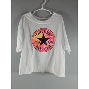 Converse Girl's T-Shirt Med 10-12y NEW Short Sleeve Casual